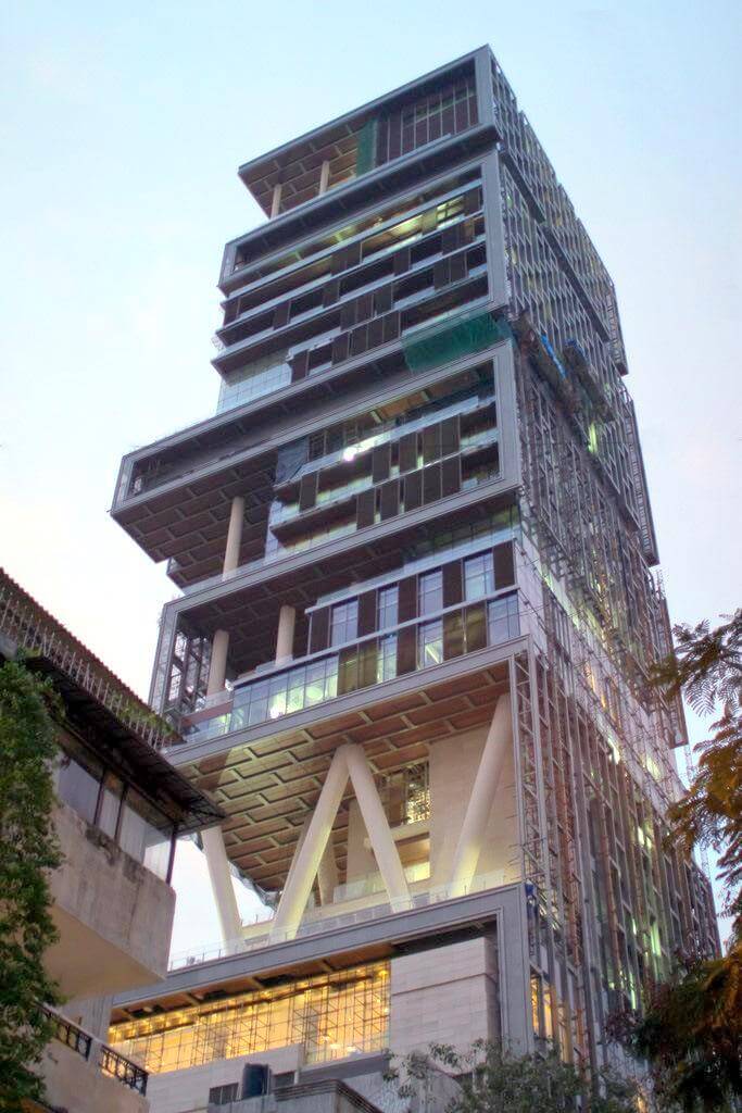 Celebrity Homes: Mukesh Ambani's House - Antilia