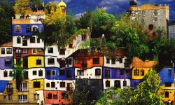 Hundertwasserhaus in Vienna, Austria