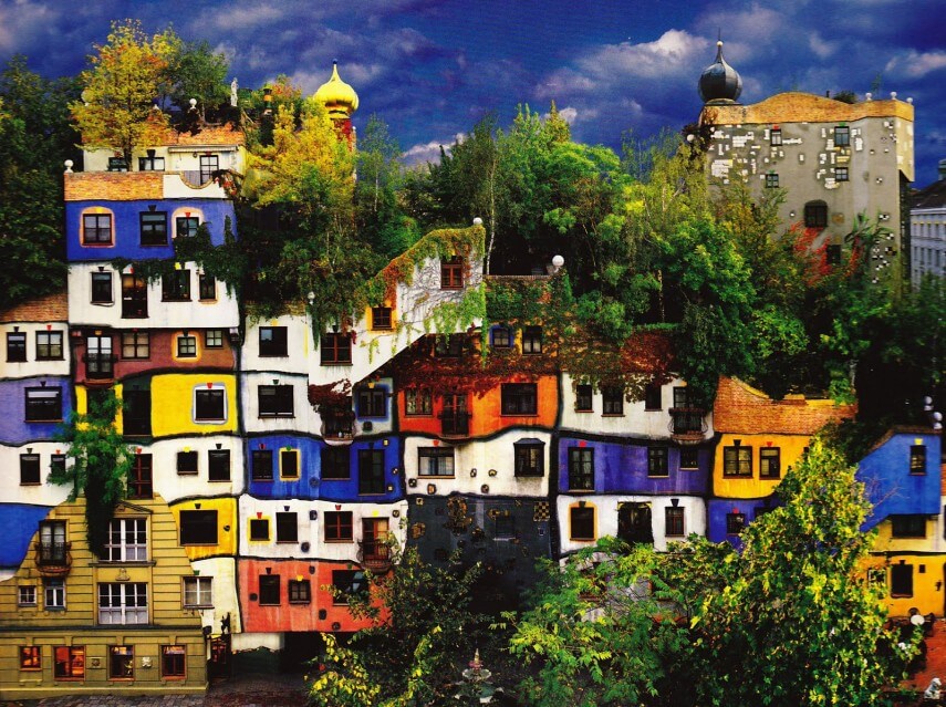Hundertwasserhaus in Vienna, Austria