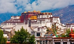 वास्तुकला फ़ीचर - पोताला पैलेस, तिब्बत 