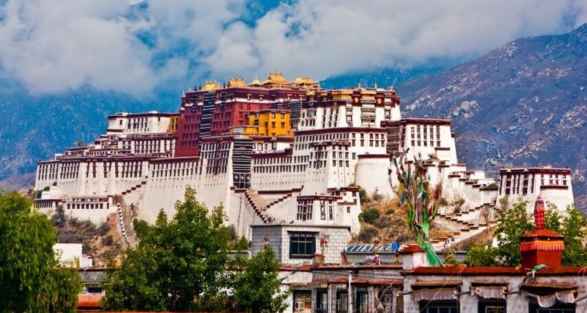 वास्तुकला फ़ीचर - पोताला पैलेस, तिब्बत 