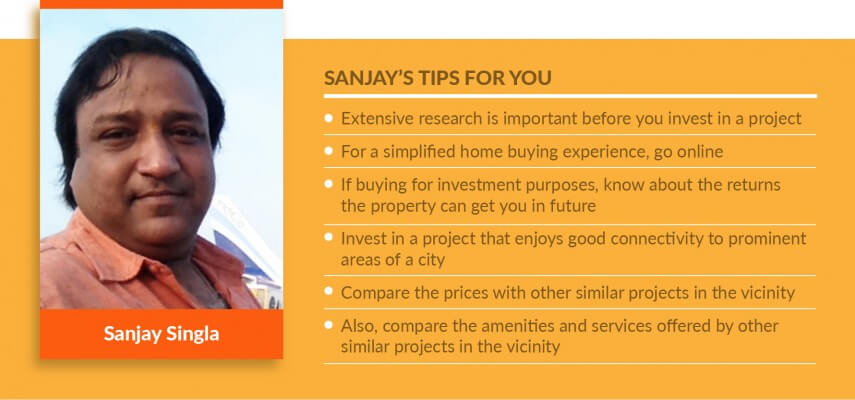 बेंगलुरु आधारित गृह क्रेता कहते हैं, ऑनलाइन बनाने की प्रक्रिया एक सरल प्रक्रिया खरीद रही है 